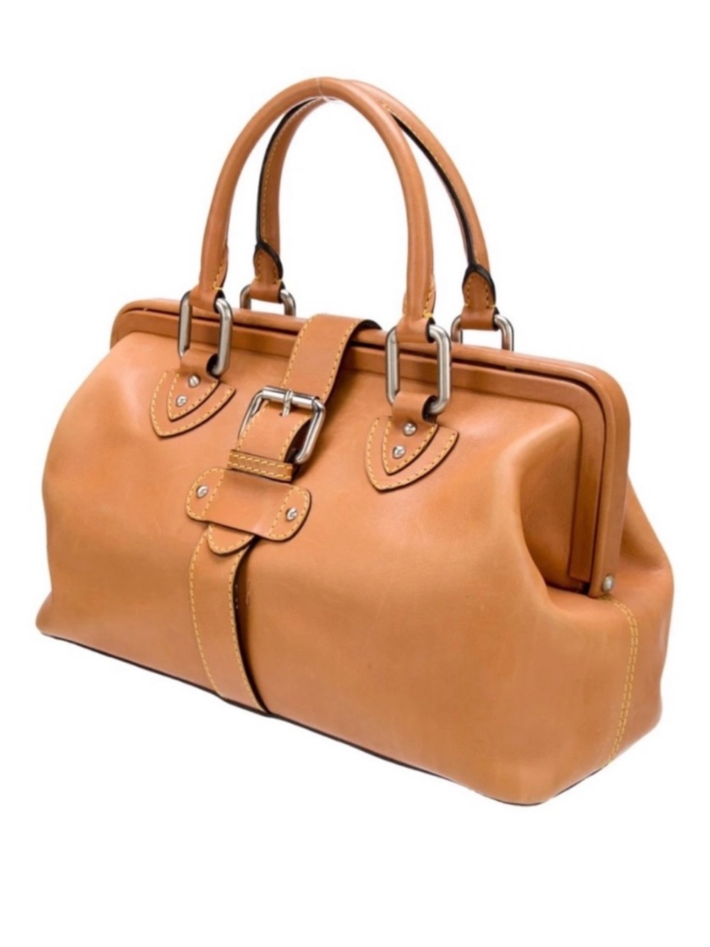 Marc Jacobs Camel Leather Satchel